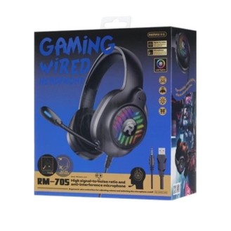 Ακουστικά με καλώδιο REMAX GAMING WIRED HEADSET RM-705 (Wired Gaming Headset REMAX RM-705)